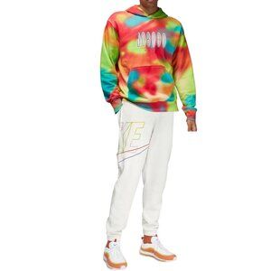 Jordan Men's Flight MVP Sweatsuit Phantom Fleece Tracksuit Size 2XL Tie Dye NWT